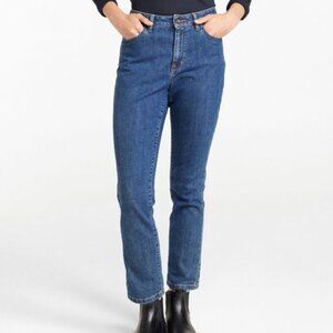 L.L.Bean True Shape Jeans High-Rise Slim-Leg Ankle